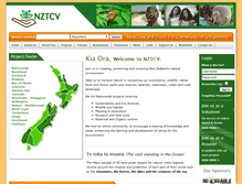 Tablet Screenshot of conservationvolunteers.org.nz