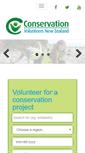 Mobile Screenshot of conservationvolunteers.co.nz