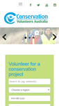Mobile Screenshot of conservationvolunteers.com.au